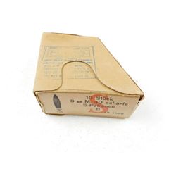 1938 DATED GERMAN STAMPED AMMUNITION FOR AUSTRIAN M95MANNLICHER SERVICE RIFLE, 8MM, STEYR, ON ORIGIN