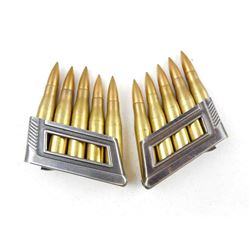 1938 DATED GERMAN STAMPED AMMUNITION FOR AUSTRIAN M95MANNLICHER SERVICE RIFLE, 8MM, STEYR, ON ORIGIN