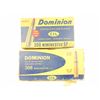 Image 1 : ASSORTED DOMINION 308 WIN AMMO AND BRASS