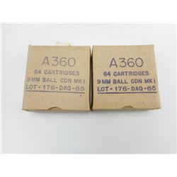 A360 9MM BALL CDN MK1 LOT 176-DAQ-65 AMMO