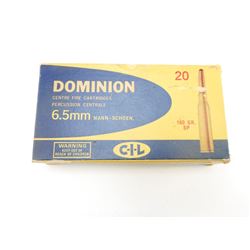 6.5MM MANN-SHOEN. AMMO