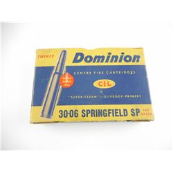 DOMINION 30-06 SPRINGFIELD AMMO