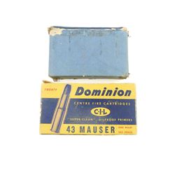 43 MAUSER AMMO