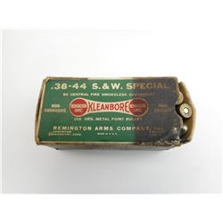 38-44 S & W SPECIAL BY REM-UMC AMMO