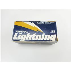 FEDERAL LIGHTNING 22 LONG RIFLE AMMO