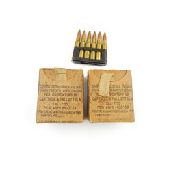 7.35MM AMMO ON STRIPPER CLIPS