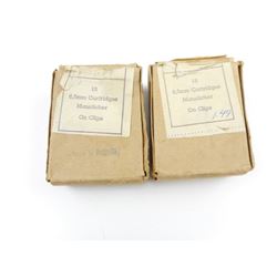 6.5MM MANNLICHER AMMO ON CLIPS