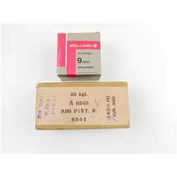 9MM BROWNING AMMO, AND 9MM AMMO