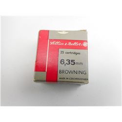 6.5MM BROWNING AMMO