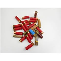 ASSORTED SHOTGUN SHELLS, AND PRIMED BRASS