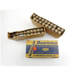 DOMINION .32 SPL AMMO, AND BRASS