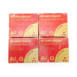 BRI SABOT 20 GAUGE, 3" MAGNUM SHOTGUN SHELLS