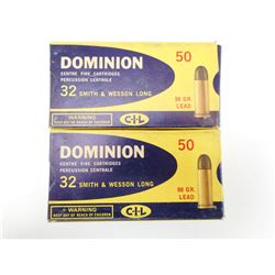 DOMINION 32 S & W LONG AMMO