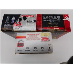 12 GAUGE STEEL SHOT SHOTGUN SHELLS