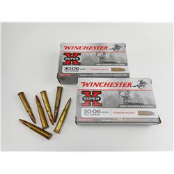WINCHESTER 30-06 AMMO, 303 BRITISH AMMO