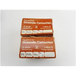 SUPREME 12 GA. SHOTGUN SHELLS