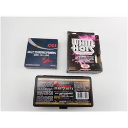 50 CAL PREFORMED PELLETS, PREFORMED CHARGES, MUZZLELODING PRIMERS