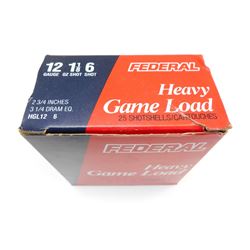 FEDERAL 12 GA. HEAVY GAME LOAD SHOTSHELLS