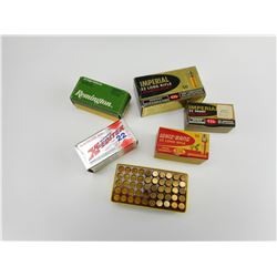 ASSORTED 22 LR, AND 22 SHORT AMMO