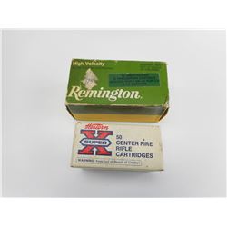 22 HORNET AMMO, BRASS