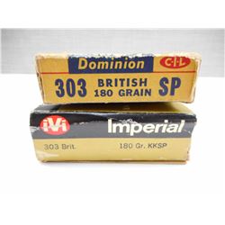 303 BRITISH AMMO ASSORTED
