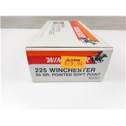 FACTORY WINCHESTER 225 WIN AMMO