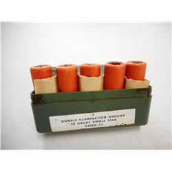 MILITARY FLARES IN PLASTIC CASE