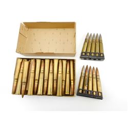 .303 ASSORTED AMMO, SOME ON STRIPPER CLIPS
