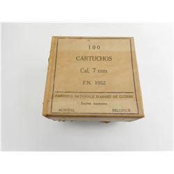 7MM AMMO, FABRIQUE NATIONALE D'ARMES DE GUERRE