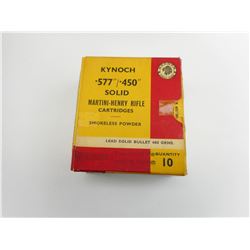 .577/.450 MARTINI-HENRY RIFLE AMMO