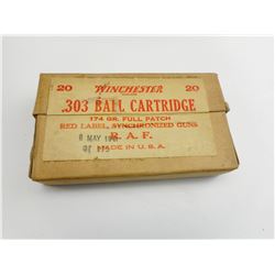 .303 BALL CARTRIDGE AMMO