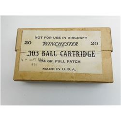 .303 BALL CARTRIDGE AMMO