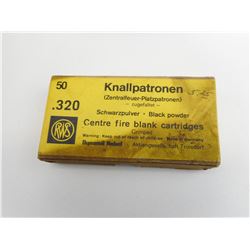 .320 RNDS CENTRE FIRE BLANKS