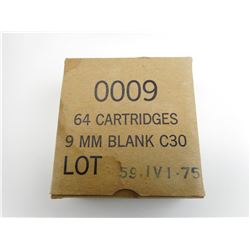 9MM BLANKS, PRIMED