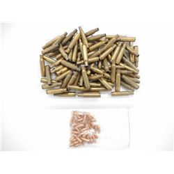 222 REM BRASS, AND .222 BULLETS