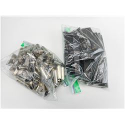 ASSORTED BRASS, 9MM, AND 38 SP, ASSORTED STRIPPER CLIPS