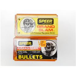 SPEER GRAND SLAM 270 CAL BULLETS