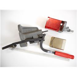 LYMAN 450 BULLET SIZER LUBRICATOR PRESS, & LEE POWDER MEASURE