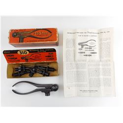 LYMAN NO. 310 RELOADING TOOL, 45 AUTO,  COMPLETE WITH DIES