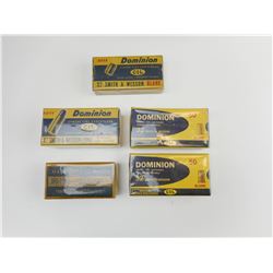 DOMINION COLLECTOR AMMO BOXES ASSORTED