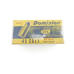 DOMINION 45 COLT COLLECTOR AMMO BOX