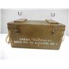 Image 1 : WOODEN MILITARY CRATE