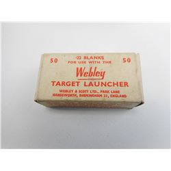 .22 WEBLEY TARGET LAUNCHER BLANKS