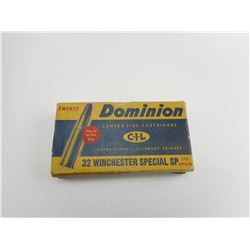 32 WINCHESTER SPECIAL SP AMMO
