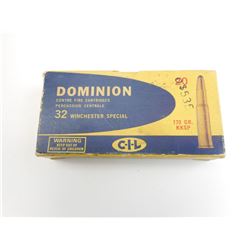 32 WINCHESTER SPECIAL SP AMMO