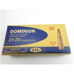25-20 WINCHESTER AMMO
