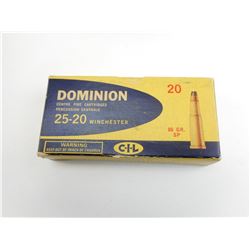 25-20 WINCHESTER AMMO