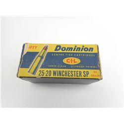 25-20 WINCHESTER SP AMMO
