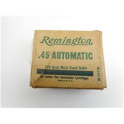 REMINGTON .45 AUTOMATIC AMMO