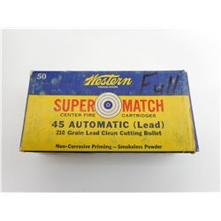 WESTERN SUPER MATCH 45 AUTOMATIC AMMO